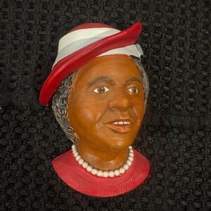 Vintage Bossons Chalkware Head Lena Sculpture